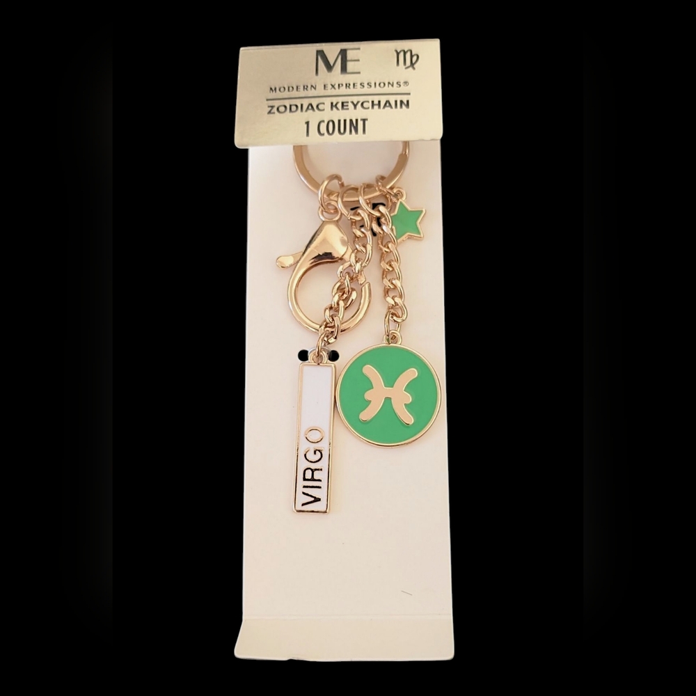 Modern Expressions Zodiac Keychain - Virgo